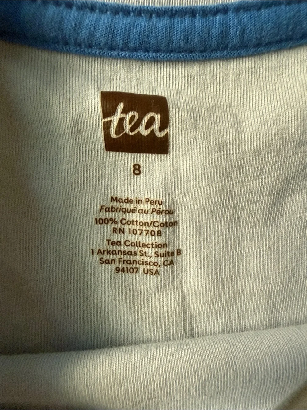 Tea Collection Boys Blue | Surf Short Sleeve Shirt size: 8